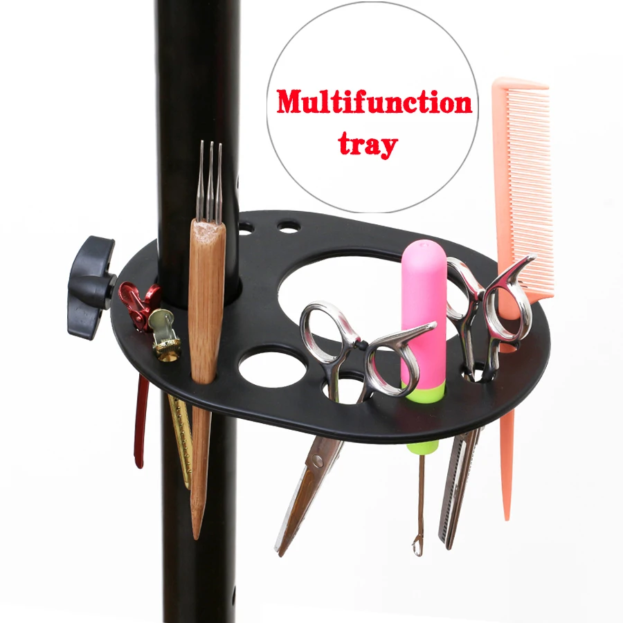 Wig tripod Accessories Multifunction Hair Tray For Mannequin Head Tripod Stand Tray Convenient Wig Making Kit For Adjustable wig stand wig stand holder wig head mannequin wig storage stand mannequin head holder mannequin head model wig supplies hair tray
