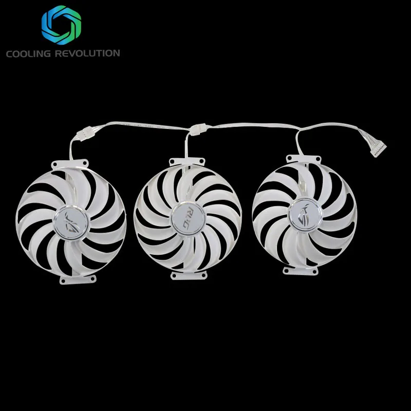 95Mm Fan Rtx3070 Rtx3080 Rtx3090 Ventola Grafica Per Asus Rog Strix Rtx 3070 Rtx 3080 Rtx 3090 White Oc Edition Gaming