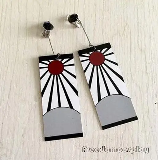 Серьги для косплея киметасу из фильма рассекающий демонов |