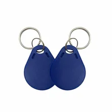 RFID карта управление доступом по карточкам бесконтактного считывания ключ 125 кГц T5577 ID Водонепроницаемый ID карта Маркер Брелоки считыватель карт синий(упаковка 50