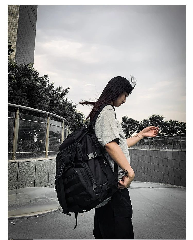 Мужская сумка через плечо tide brand frock street, мужской рюкзак, модные тенденции, большая сумка, женская индивидуальность Joker