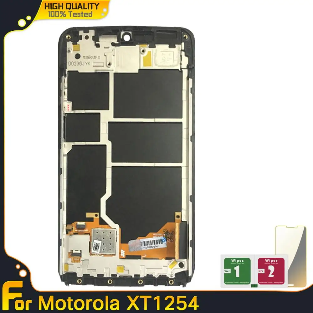 ЖК-дисплей для Motorola Moto Droid Turbo XT1254 XT1225 дисплей с сенсорным экраном и дигитайзером в
