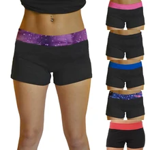 Новые женские повседневные летние сексуальные модные милые с высокой талией спортивные штаны для йоги брюки мини шорты