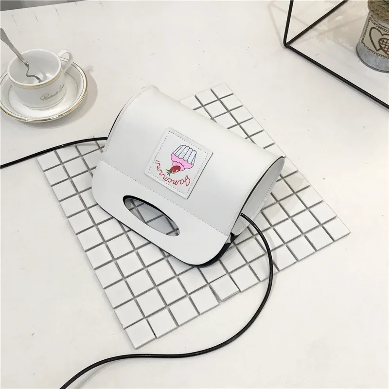 

2017 WOMEN'S Fashion Handbag Spring And Summer New Style One-Shoulder Oblique Bag Solid Color Simple Cake Shoulder Bag
