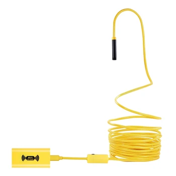 

New Wifi Endoscope 8mm Industrial Car Pipeline Endoscope 1200P HD Hard-Line Mobile Phone Endoscope