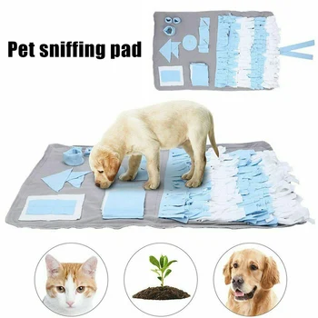 

Pet Dog Cat Smell Training Sniffing Feeding Mat Cushion Snuffle Washable Pad _WK