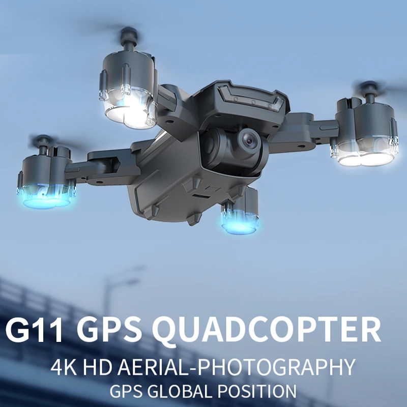 G11 gps дрона с дистанционным управлением 4K HD Камера оптического потока WI-FI FPV для контроля уровня сахара в крови с 50 раз увеличить Квадрокоптер с дистанционным управлением складной вертолет Профессиональный RC дроны