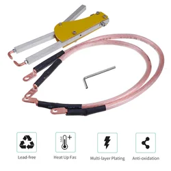 Pince à souder par points pour bricolage, Kit de fils, clé, Machine à souder par points réglable, stylo pour panneau époxy, pince à souder bout à bout, outils 