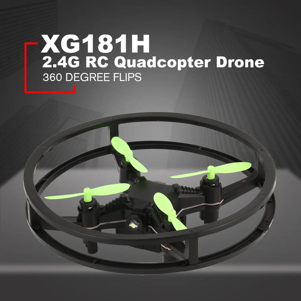 XG181H Мини RC 2,4G RC Квадрокоптер с удержанием высоты Безголовый режим 3D флипы для детей подарок