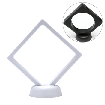 

Suspended Floating Jewellery Display Case Coins Gems Artefacts Stand Holder Box