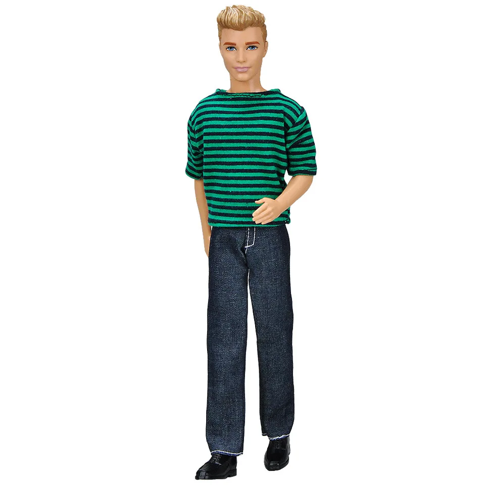 Ensemble Vêtements Poupée Ken – 4 Hauts, 6 Pantalons, 2 Chaussures, Lunettes – Tenues Streetwear Et Plage Pour Poupée 30,5 Cm
