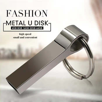 

Top quality USB Flash Drive 64GB Metal Pendrive 32gb 16gb 8g 4gb High Speed USB Stick 2.0 pen drive 128GB usb flash memory stick