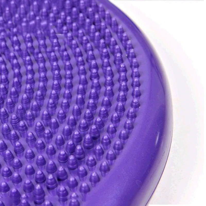 Newst Air Inflated Stability Wobble Cushion Balance Disc Twist Massage Workout Therapy Fitness Training Exercise Free Air Pump