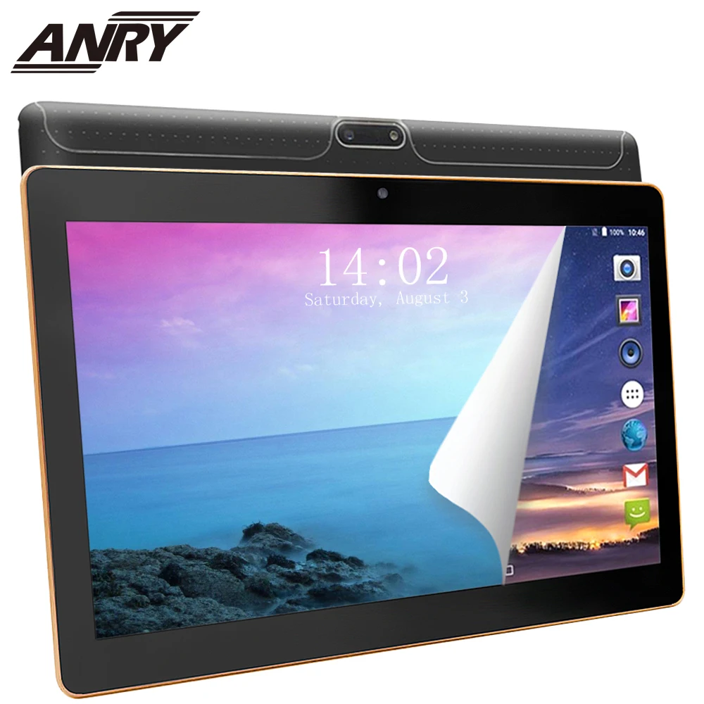 ANRY 102 10 inch Tablets Android 7.0 8 Core 64GB Dual Camera Dual SIM Tablet PC 1280*800 WIFI OTG GPS Bluetooth Phone 4G the tab