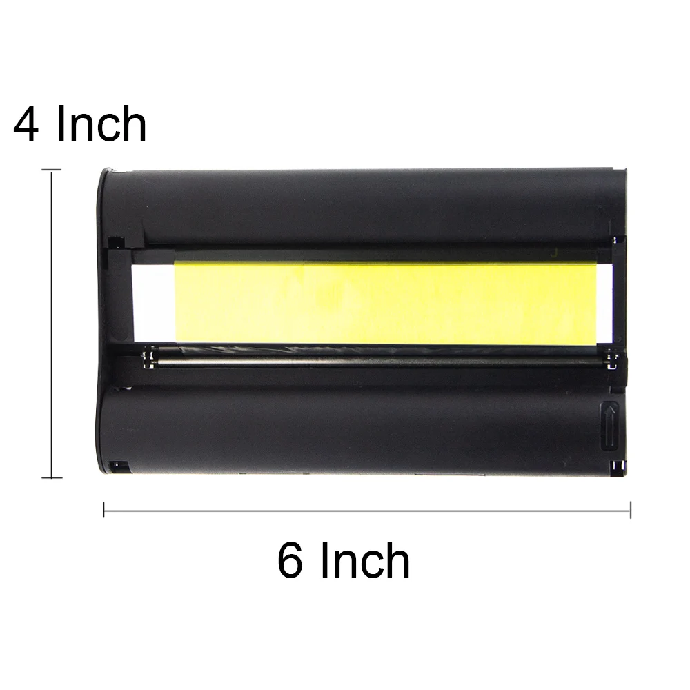 Cena 6 Cal pojemnik z tuszem CP1300 dla Canon Selphy drukarki CP1200 CP910 CP900 3 atrament Cartrdige + 108 arkusz papier fotograficzny KP 108IN KP 36IN