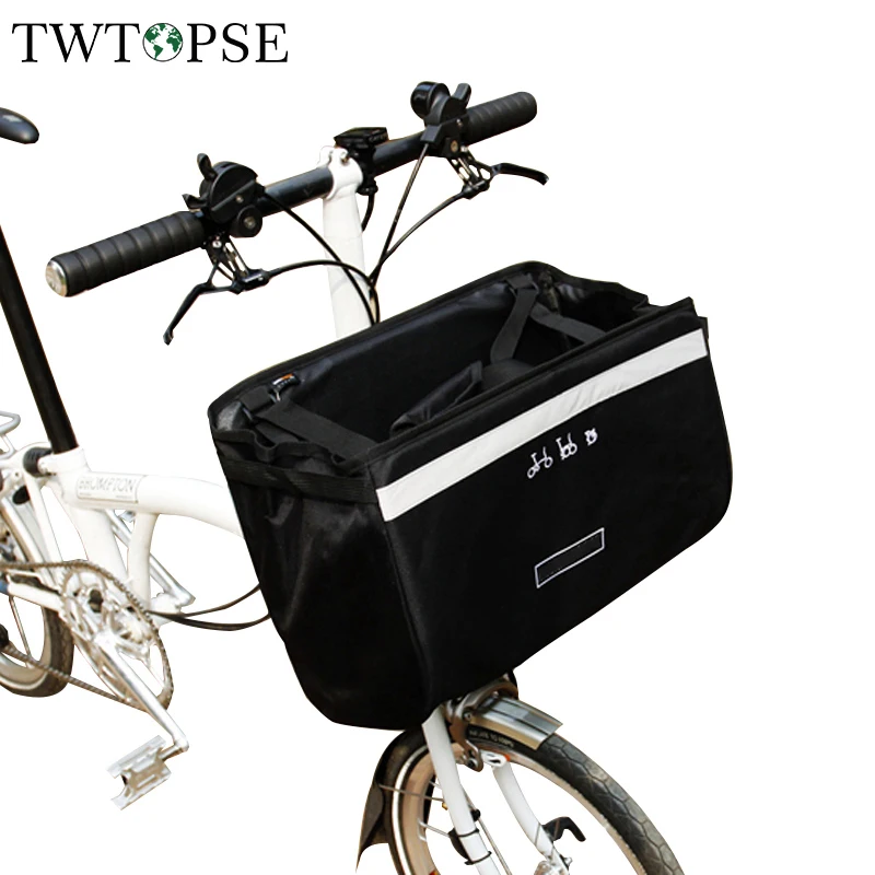 TWTOPSE 16L водостойкая велосипедная сумка Pannier для баскетбольной сумки Brompton, большая емкость, светоотражающие велосипедные аксессуары