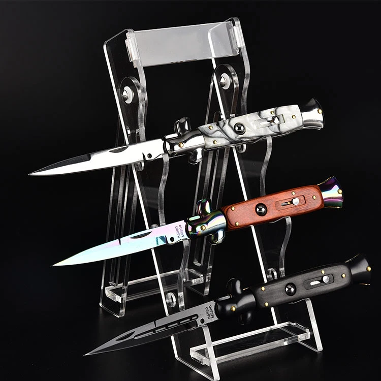 

Acrylic Knife Display Stand Outdoor Tool Display Knife Holder Frame Exhibition Tool Holder Storage EDC Tool Display Stand