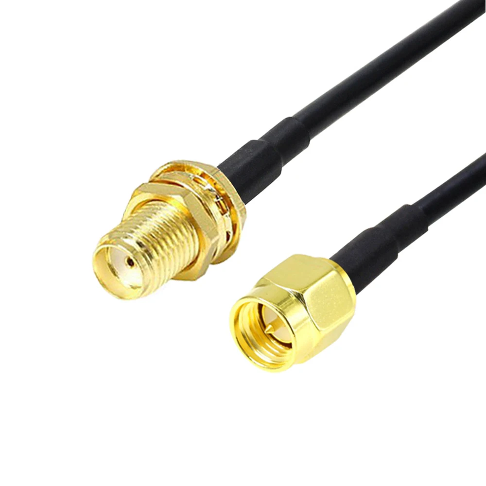 6M 9M RG174 SMA Male to Female Extension Cable Copper Feeder Wire for Coax Wi-Fi Network Card Router Antenna