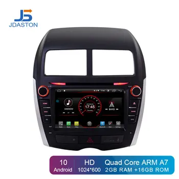 

JDASTON Android 10.0 Car DVD Player For Mitsubishi ASX 2011-2015 Peugeot 4008 Citroen C4 Multimedia GPS 2 Din Car Radio Stereo