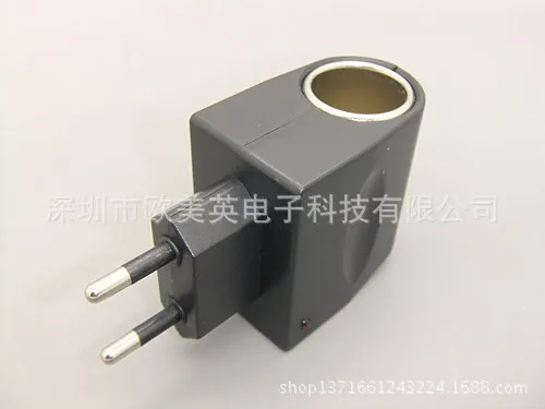 TOSPRA AC 220V DC/DC 12V Подключите конвертер адаптер для автомобильного прикуривателя