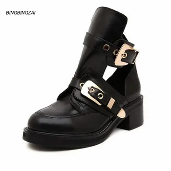 

BBZAI New pattern Woman short boots Women's Boots 6cm High-heeled Waterproof 2CM Nightclub comfort Fashion Show 4-8 9