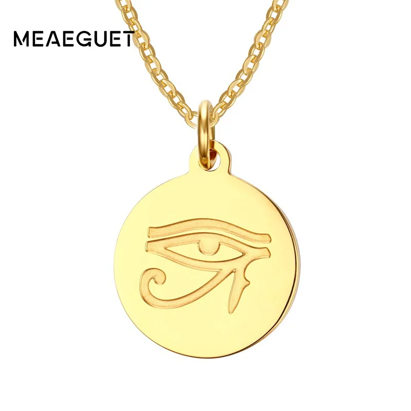 Meaeguet ювелирное изделие классическое золотистое женское ожерелье из нержавеющей