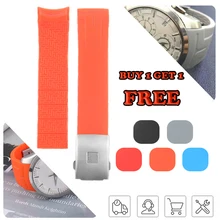 Спортивный силиконовый резиновый ремешок для часов 22 мм 23 мм 24 мм для 1853 Кутюрье T035207 T035, ремешок для наручных часов, водонепроницаемый браслет