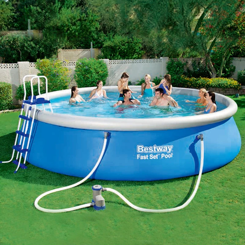 Piscina inflable grande para niños y adultos, piscina para el hogar, con aumento y engrosamiento, para exteriores|Bañeras de hidromasajes de exterior| - AliExpress