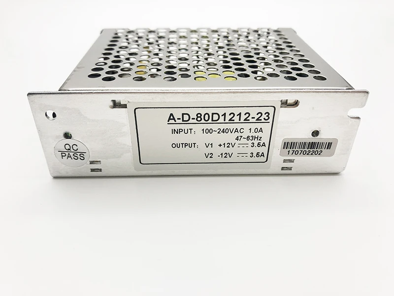 Amplificador de Potência Fonte de Alimentação de Comutação Positivo e Negativo Tensão de Entrada Saída Dupla 15v 18v 24v 36v 88264vac 80w ± 12v - Image 3