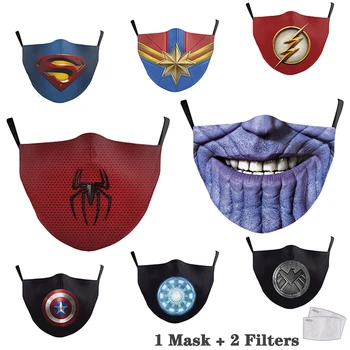 

PM2.5 Mask Pollution Face Mask Adults Faceshield Face Maskswashable Reusable Face Cover Filter Dust Cotton Breathable