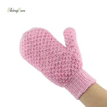 

Exfoliating Mitts & Scrub Gloves Bathing Tools Exfoliating Clean Shower Tools Washable - Full body use（Random Color）