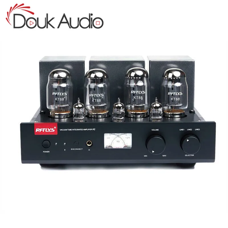 Douk аудио Hi end Bluetooth стерео Встроенный KT88 Push Pull вакуумный трубный Усилитель HiFi