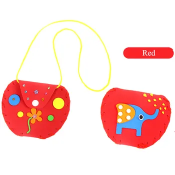 

EVA Children DIY Handmade Material Package Kindergarten Creative Wallet Sewing Bag Toys Baby Education Puzzle Intellectual Toys