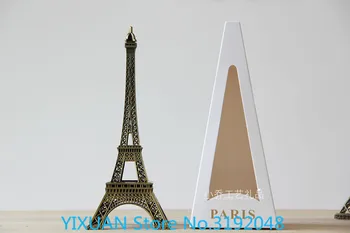 ¡Muebles para el hogar europeo París Torre Eiffeli modelo de metal artesanía decoración!