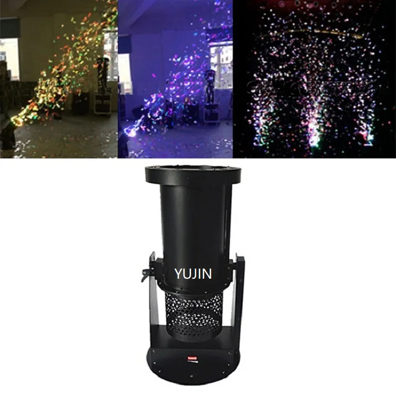 

LED Electric sparkler confetti blower color paper cannon machine