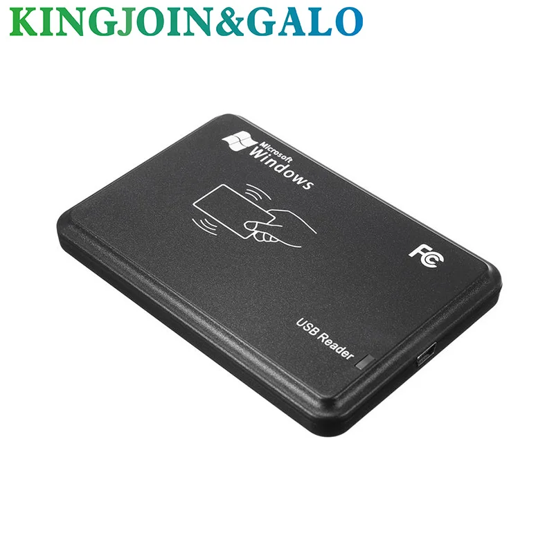 USB RFID Reader 125KHZ / 13.56MHZ Contactless Proximity Smart Card Reader EM4001  RFID Reader waterproof rfhid access control card reader rfid 125khz card reader wiegand 26 37 rs485 rs232 ttl level communication