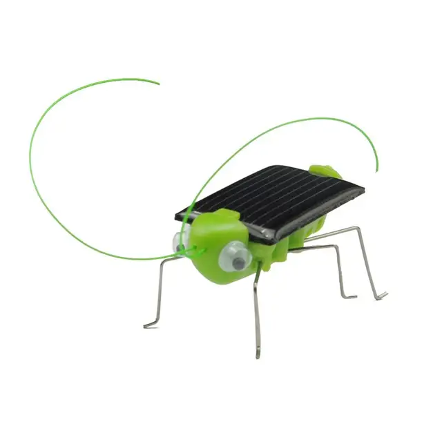 wholesale Solar Grasshopper Insect Bug Moving Toy, Lovely funny Mini Solar toy Insect Teaching Fun Gadget Toy Gift 3