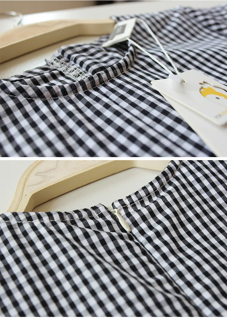 JN1878黑白格子蛋糕裙_细节_04.jpg