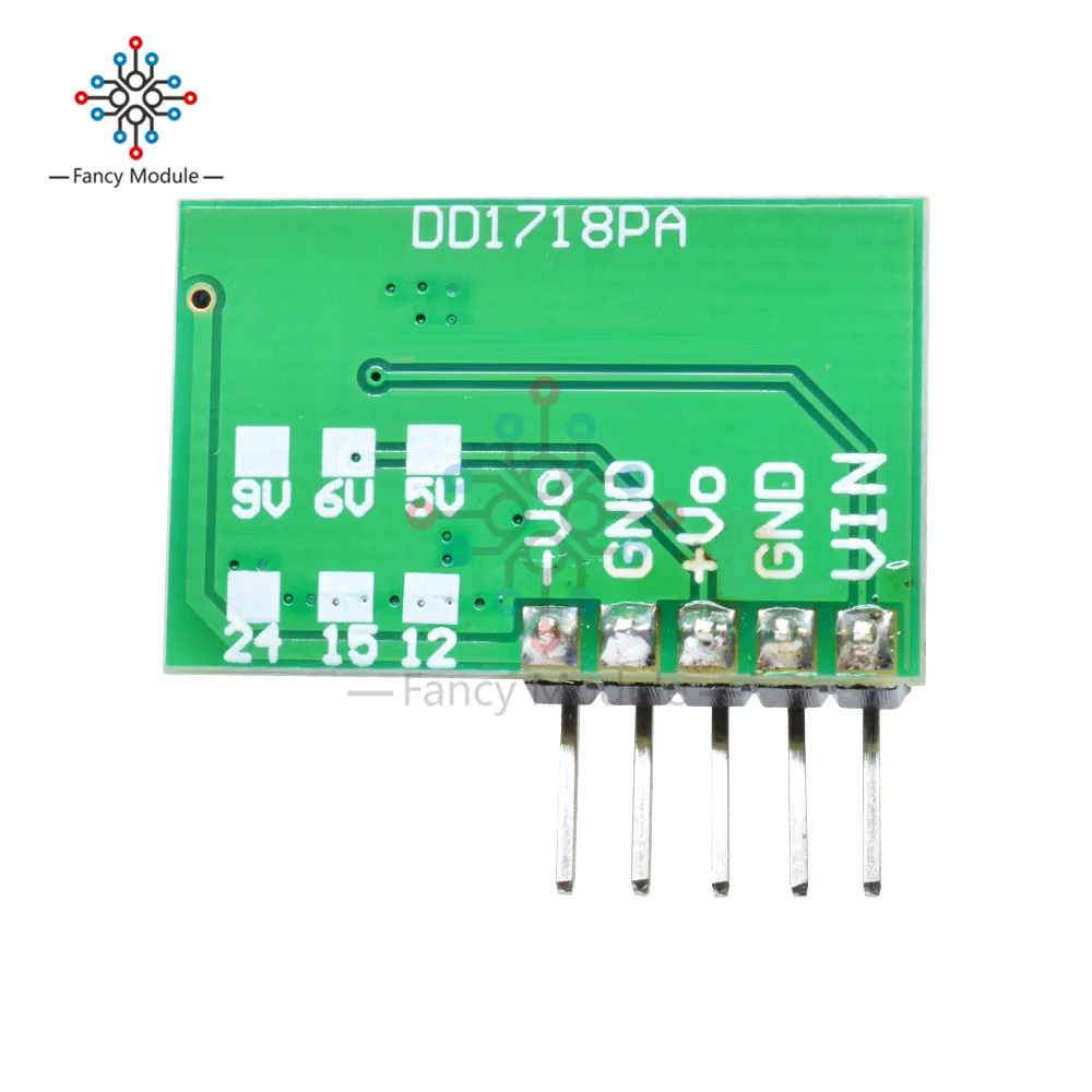 Buy Step Up Boost Converter Module ADC DAC LCD Power Supply DC 3-18V to ±5V/6V/9V/12V/15V/24V Positive Negative Voltage Converter