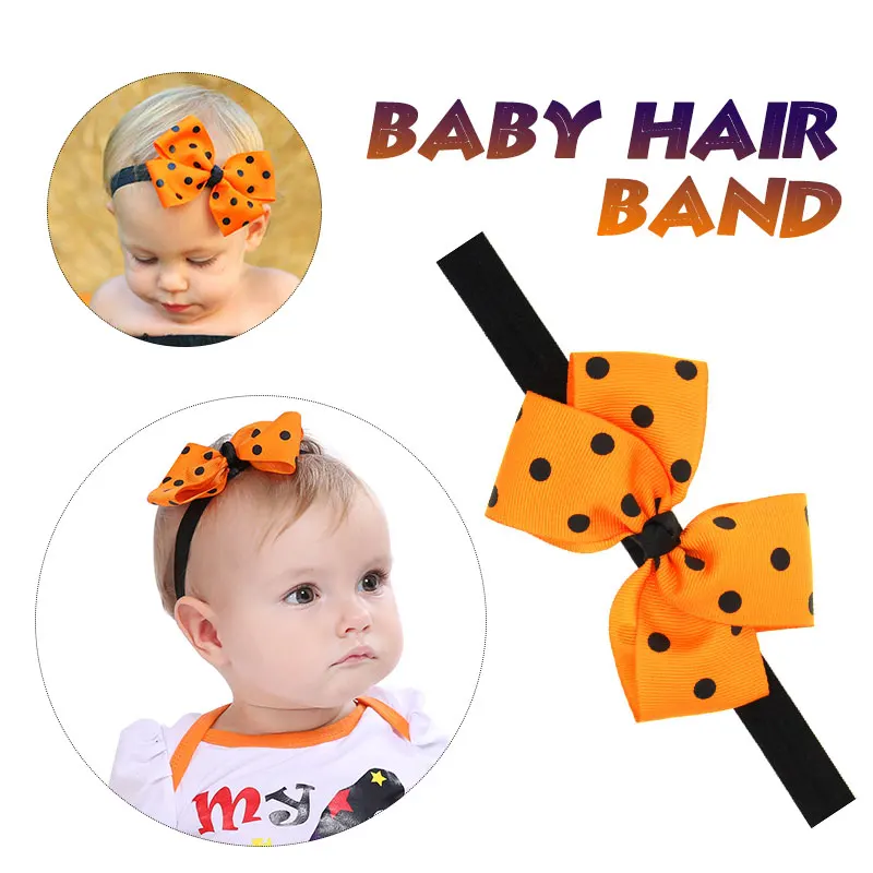 

Ephex Soft Hair Accessories Clothing Baby Headwear Comfortable Cotton Mother Hair Band Lovely Halloween Independence Fashion