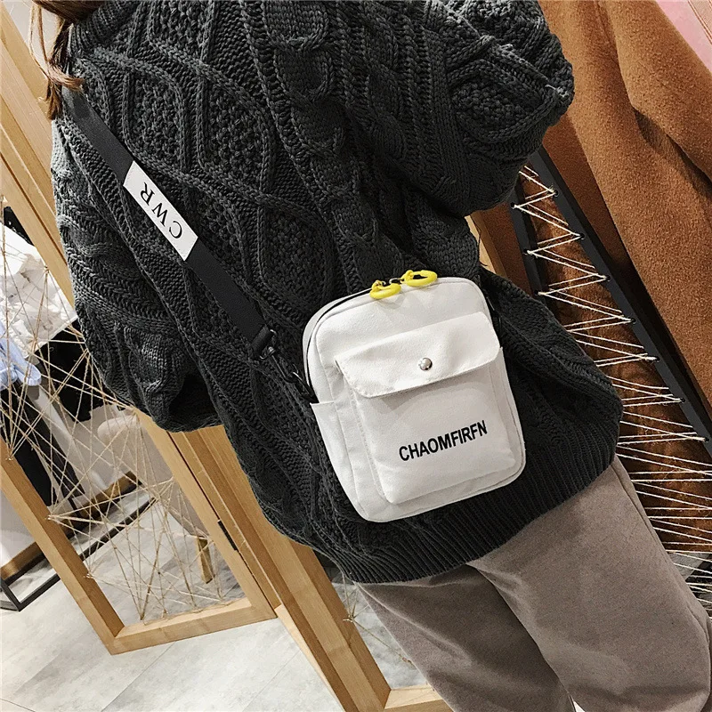Fashion Canvas Women Bags Solid Color Casual Shoulder Bag 2020 New Handbag Outdoor Bag Zipper Messenger Bag Main Women Fashion Canvas Women Bags Solid Color Casual Shoulder Bag 2020 New Handbag Outdoor Bag Zipper Messenger Bag Main Women