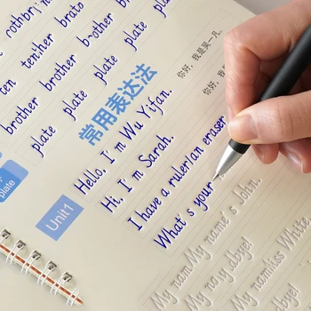 

1/2/4 Pcs School Student English Calligraphy Practice from Words To Sentence Handwriting Learning Copybook Children Copybook Toy