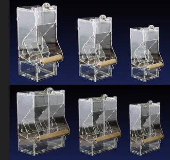 

Acrylic tiger skin, peony, Xuanfeng, Starling bird, anti scattering, anti splashing, feeding box, automatic feeder (packaging)