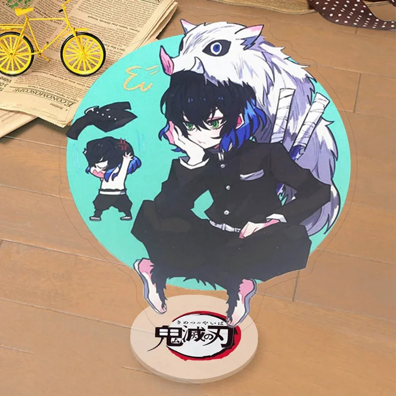 Японское аниме Demon Slayer: Kimetsu No Yaiba Kamado Tanjirou Kamado Nezuko фигурка на акриловой подставке канцелярские принадлежности подарок