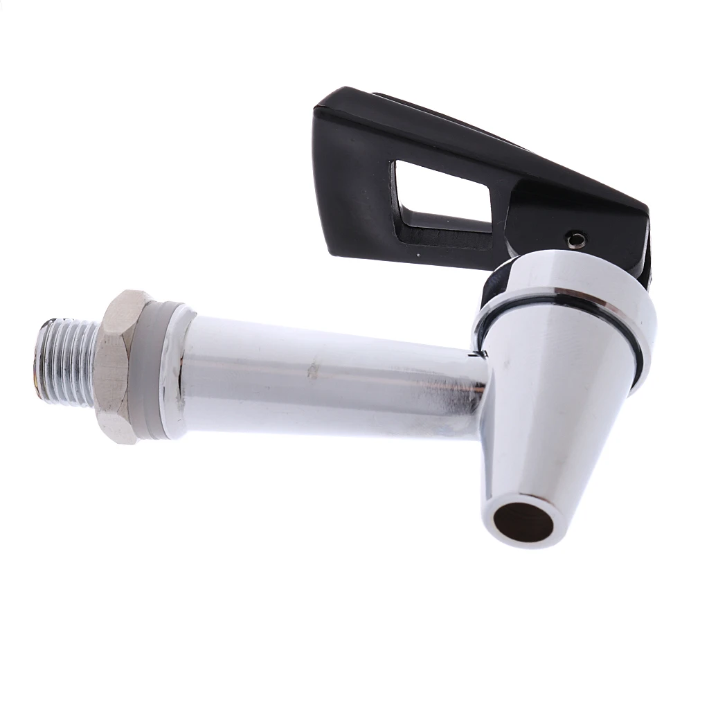Coffee Hot Drink Faucet Coffee Hot Beverage Tap Silver Domestic 1/4 inch 12mm Flow Control Faucet  Coffee Hot Beverage Tap