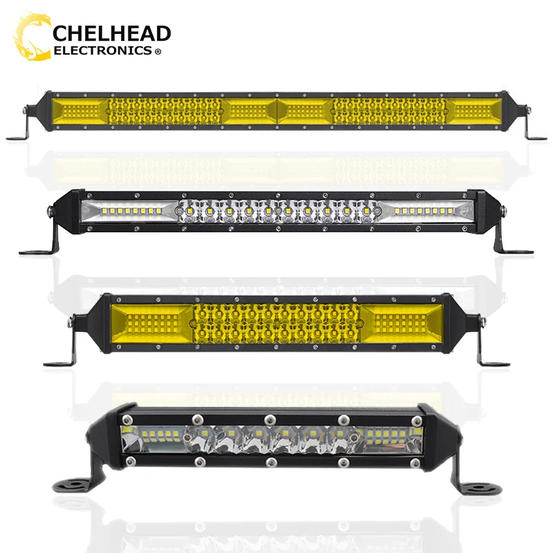 12V 24V Led Light Bar Car Worklight Drl Auto Running Fendinebbia Combo Beam Per Niva Lada 4X4 Off Road Atv Quad Wheel Led Bar