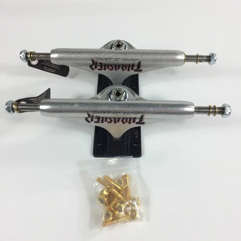 Skateboard Truck 149mm Size Hollow One Pair High-grade Metal Bearing Screw Trucks 5.5 Inch skateboard accessories