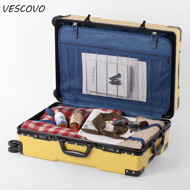 Чемодан на колесиках большой вместимости VESCOVO колесико роскошная дорожная