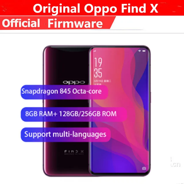 

Oppo Find X Smart Phone Snapdragon 845 Android 8.1 6.42" AMOLED 25.0MP+20.0MP+16.0MP Face ID OTG 8GB RAM 256GB ROM VOOC