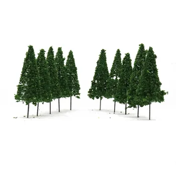 

Green model tree toy 8CM miniature tree, used for building train railway layout landscape landscape accessories DIY